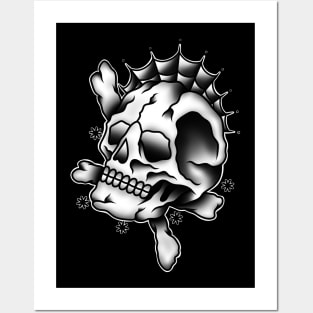 HomeSchoolTattoo Skull design Posters and Art